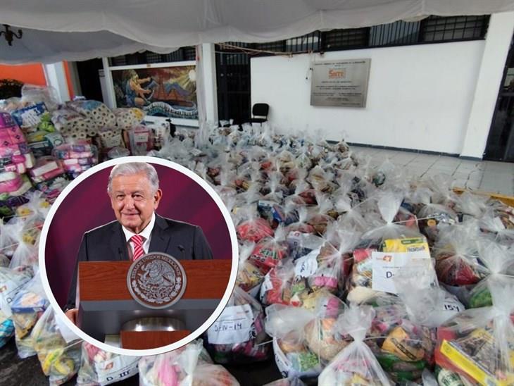 AMLO destacó apoyo de supermercado para damnificados por Otis en Guerrero