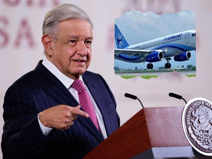 AMLO: Interjet debe pagar impuestos para continuar operando