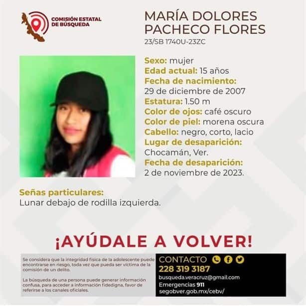 Buscan a joven de 15 años que desapareció en Chocamán, Veracruz