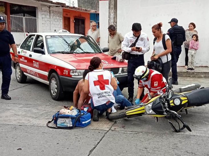 Choque Entre Moto Y Taxi Deja Un Lesionado En Misantla 3711