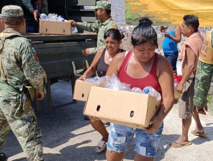 Diócesis de Veracruz sigue recibiendo ayuda para afectados por Otis en Guerrero