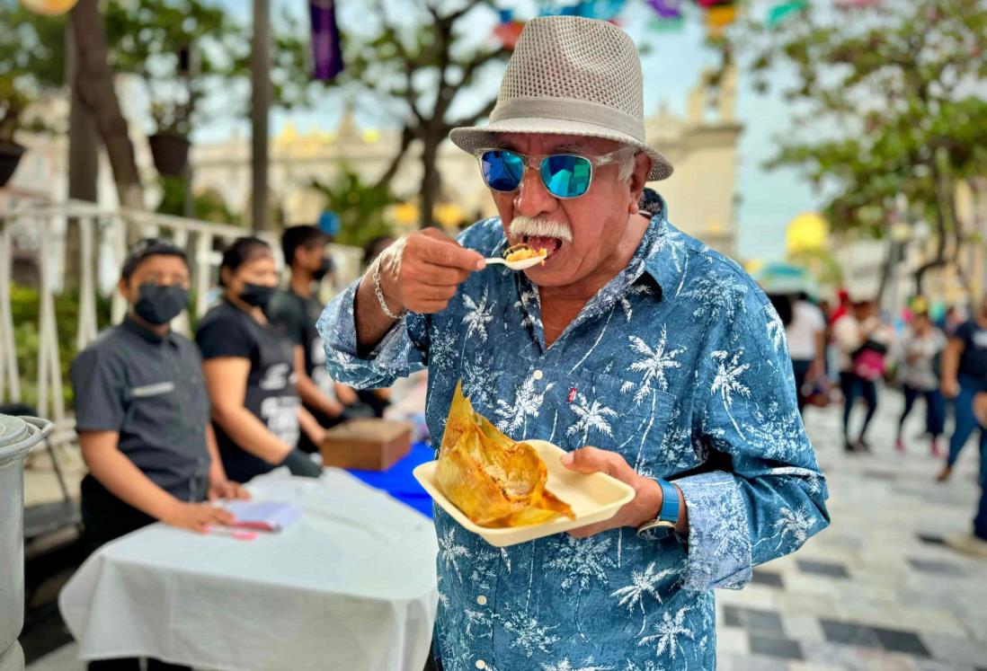 Festival de la Tamaliza en el Zócalo de Veracruz rompe récord