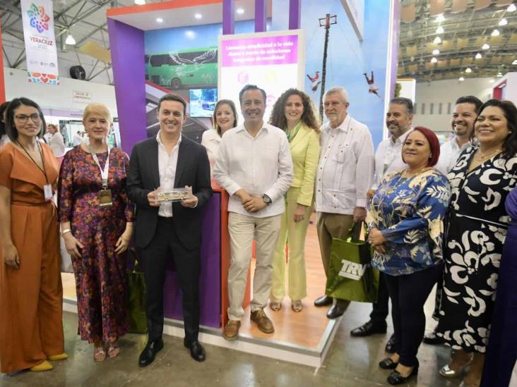 Asiste presidenta del Congreso de Veracruz a inauguración de la Expo Turismo 2023