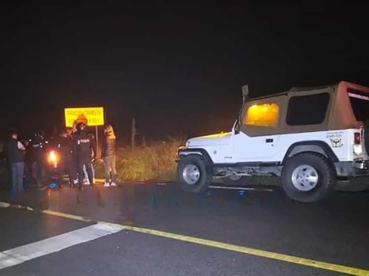 Accidente en carretera federal Altotonga-Tlapacoyan