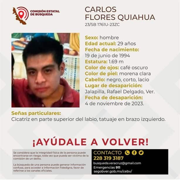 Reportan la desaparición de 4 personas en zona centro de Veracruz