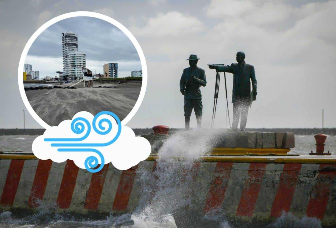 Nuevo norte en Veracruz: ¿qué tan fuertes serán las rachas de viento el fin de semana?