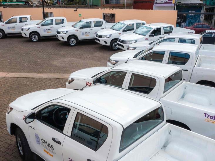 CMAS Xalapa recibe 14 nuevos vehículos para reforzar servicios