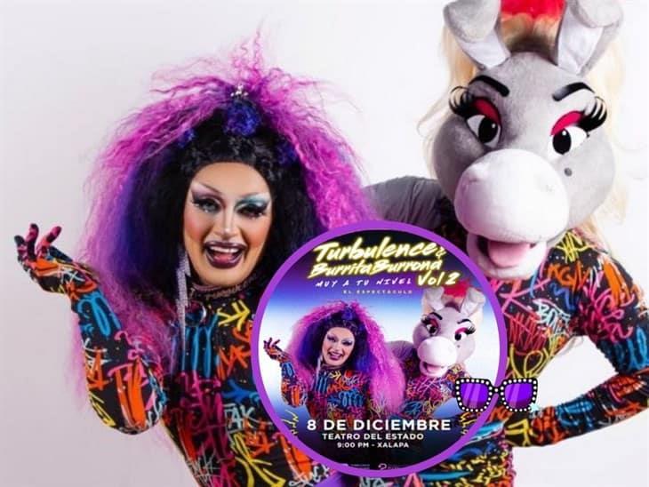 Turbulence y la Burrita Burrona presentarán su show “Muy a tu nivel Vol.2” en Xalapa