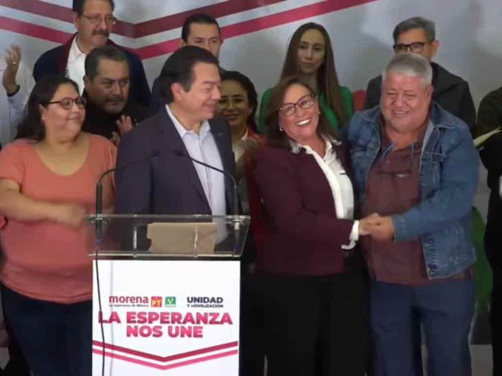 Rocío Nahle y Manuel Huerta, los punteros en encuesta de Morena en Veracruz