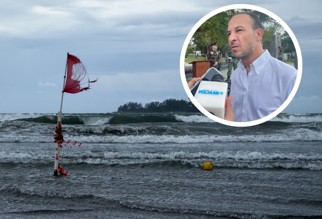 Por evento de norte, cerrarán playas de Boca del Río a locales y turistas