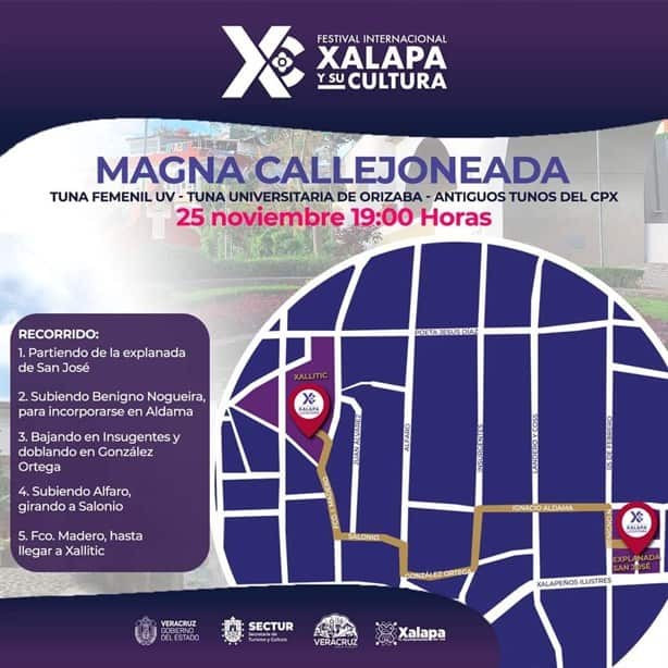 En Xalapa, magna callejoneada de Tunas Femeniles; te decimos cuándo