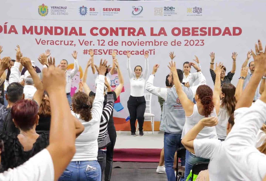 Realizan Feria de la Salud en Veracruz en el marco del Día Mundial contra la Obesidad