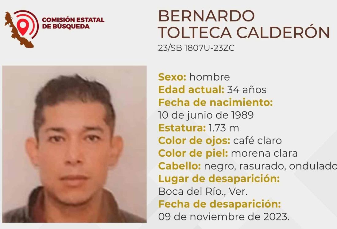 Desaparece joven en Boca del Río; ayúdanos a localizar a Bernardo