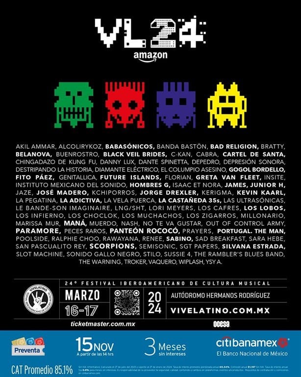 Vive Latino 2024: cartelera, fechas, boletos y todo lo que necesitas saber