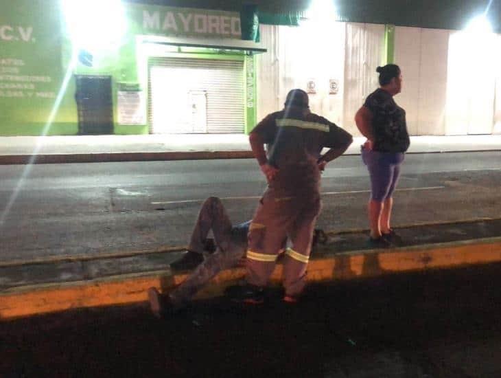 Adulto mayor de Veracruz fue impactado por automovilista que se dio a la fuga