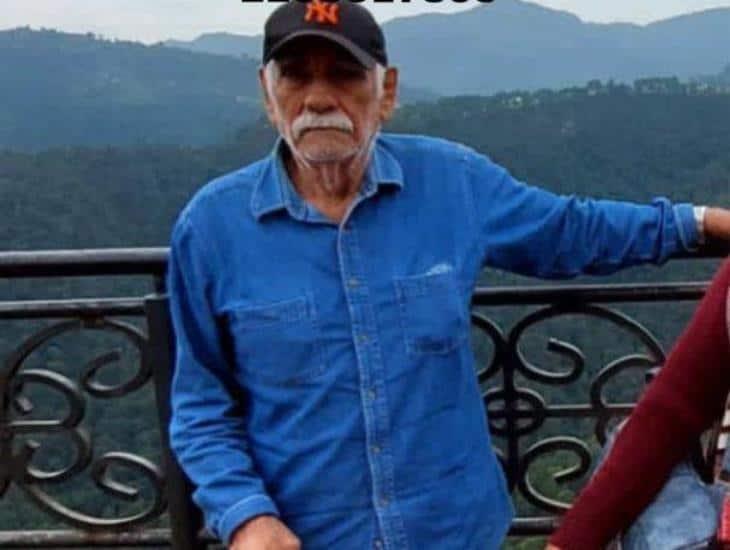 Piden ayuda para encontrar a Lauro Uscanga adulto mayor desaparecido en Veracruz