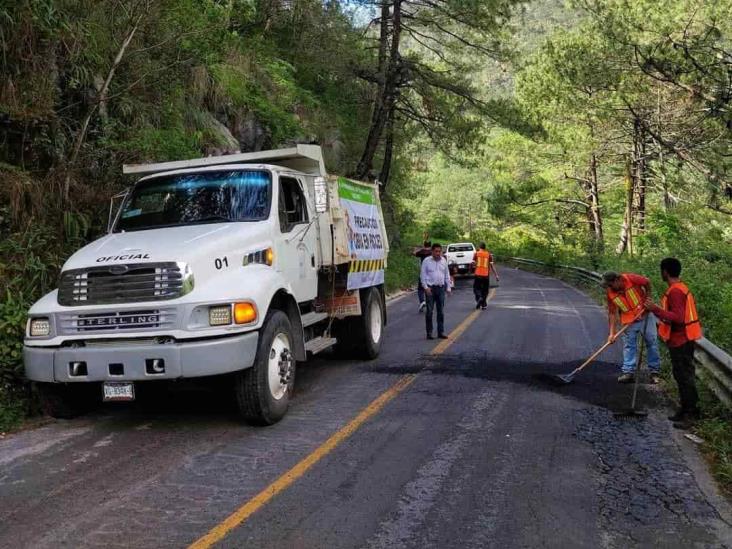 Comienzan trabajos de rehabilitación en carretera Orizaba-Zongolica