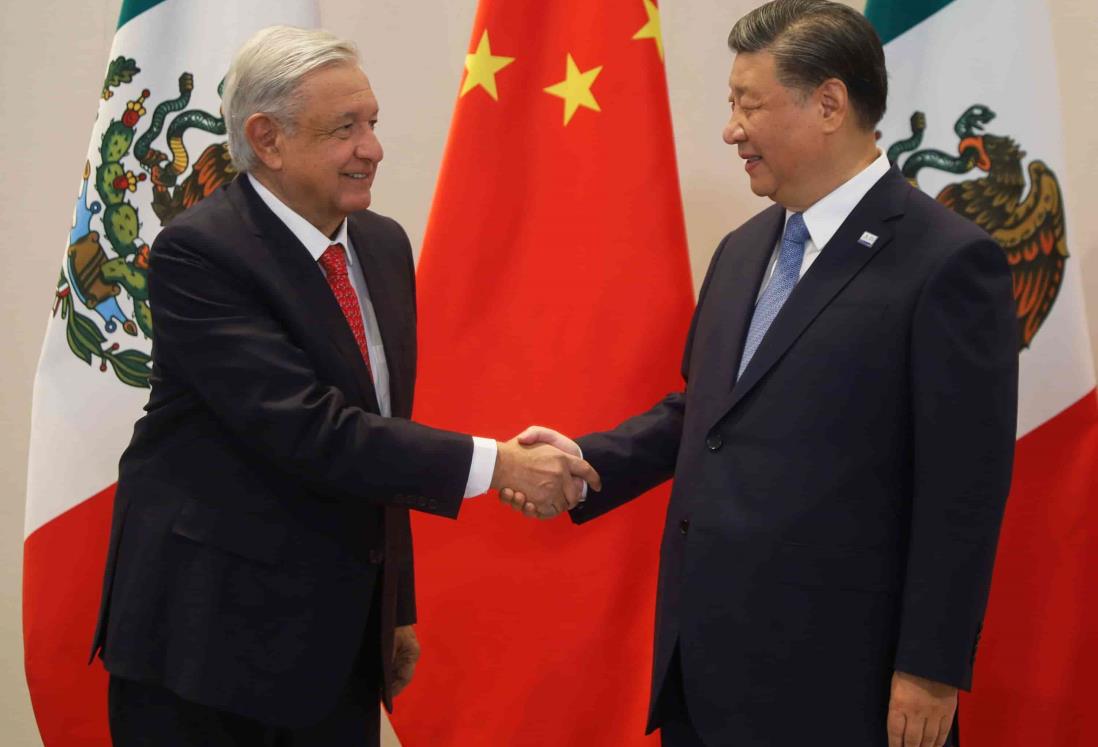 AMLO reitera al presidente de China su compromiso de mantener buenas relaciones