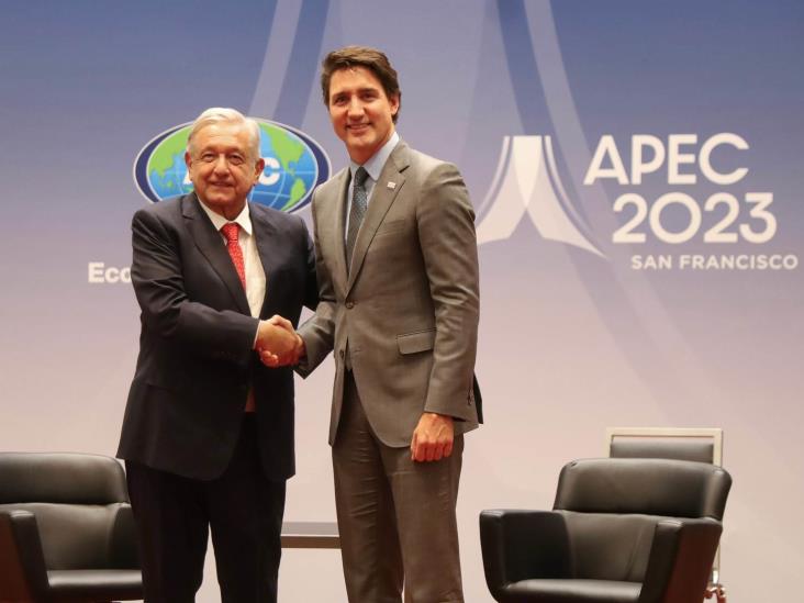 Sostiene AMLO reunión bilateral con Justin Trudeau, en el marco de la APEC