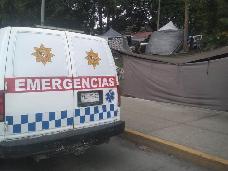 Muere vendedor de dulces a las afueras de la SEV, en Xalapa