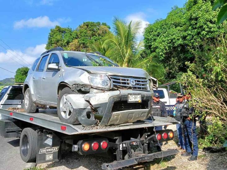 Camioneta embiste a motociclistas en la carretera Tuzamapan-Jalcomulco