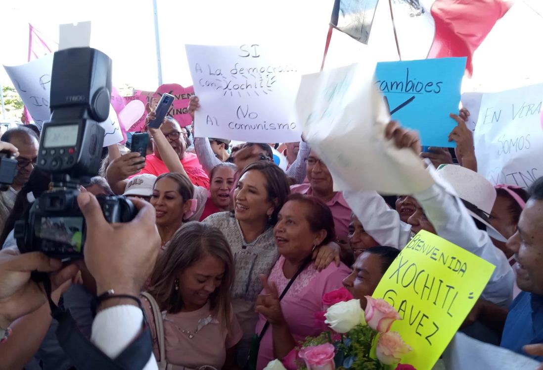 Xóchitl Gálvez llega a Veracruz; está en contra de la terna para la Suprema Corte de Justicia