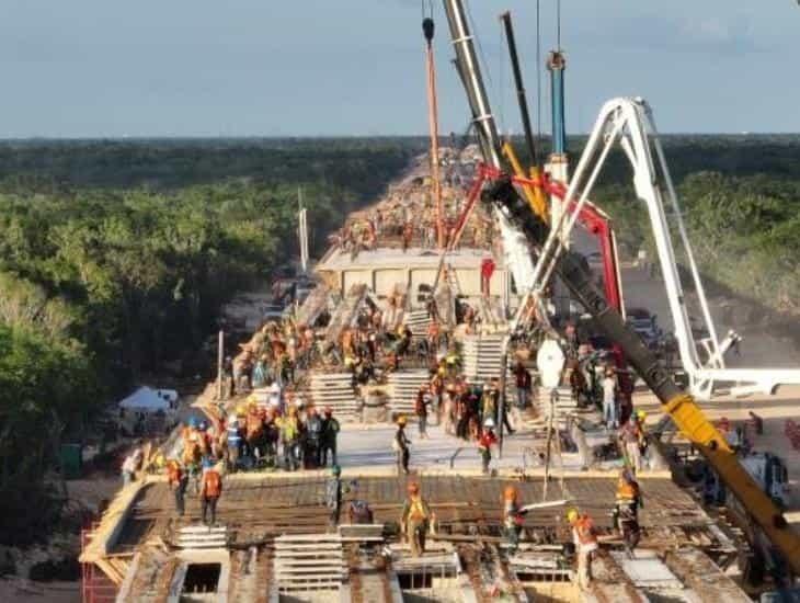 AMLO reconoce como los mejores del mundo a trabajadores del Tren Maya|VIDEO
