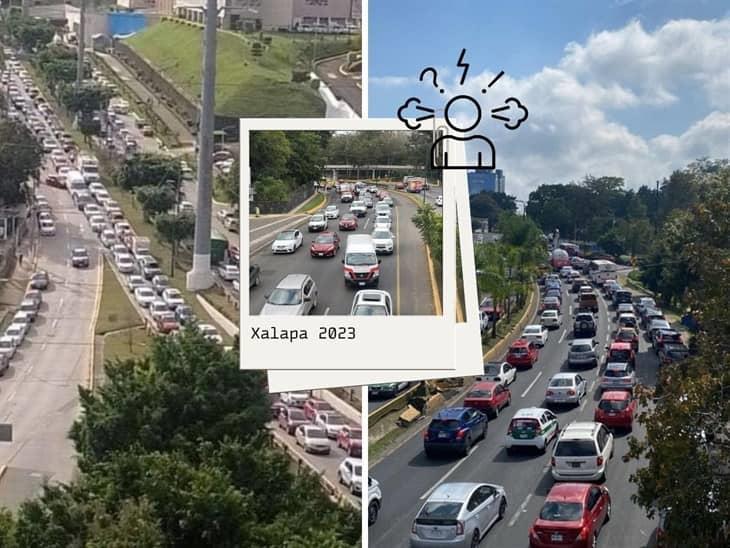 Xalapa colapsa de tráfico durante fin de semana ¡Ayuda!