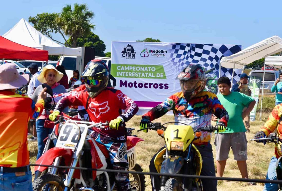 Medellín de Bravo es sede del Campeonato Interestatal de Motocross