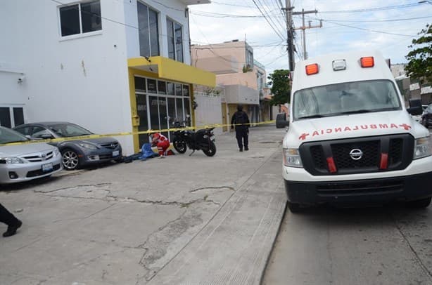 Hombre en Veracruz perdió la vida en plena calle