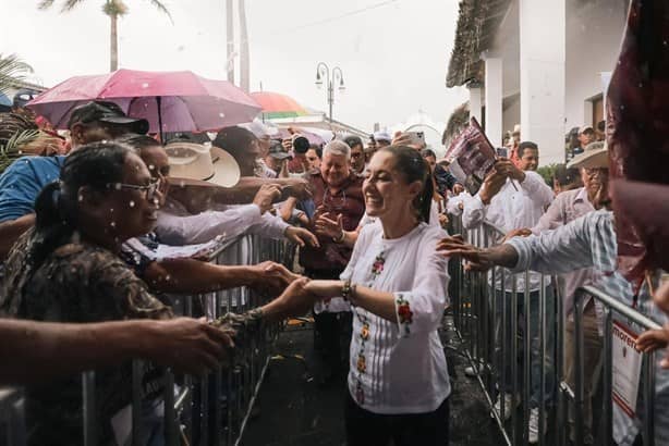 Respaldan Los Tuxtlas a la precandidata presidencial Claudia Sheinbaum