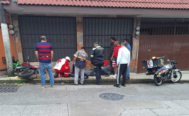 Motociclista resulta lesionado tras derrapar en calles de Córdoba