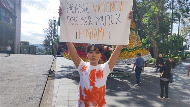 Experimento en Xalapa busca concientizar sobre la violencia contra la mujer