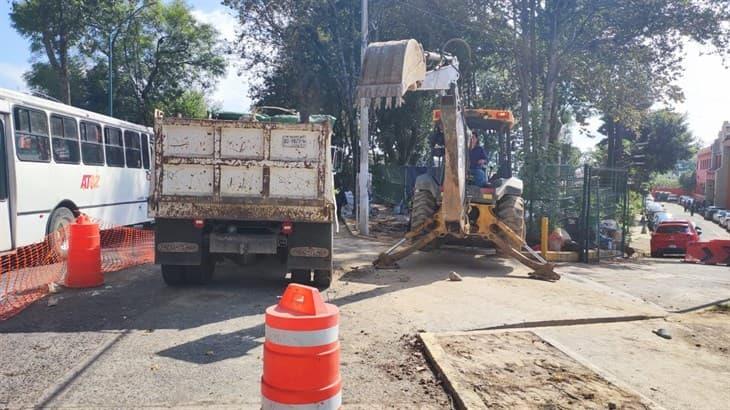 Se cumplen 20 días en acciones para retirar el puente peatonal de la avenida Xalapa