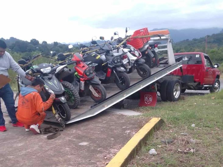 Así buscan prevenir accidentes y robo de motocicletas en Misantla