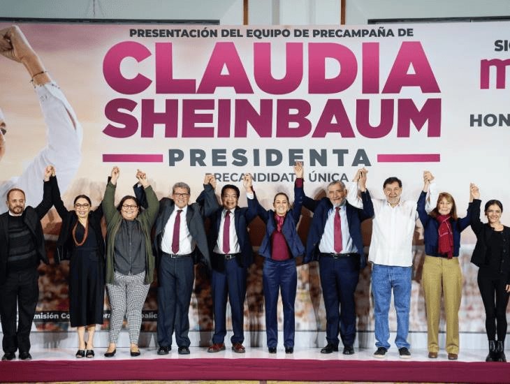 Claudia Sheinbaum presenta a su equipo de precampaña por la presidencia de México