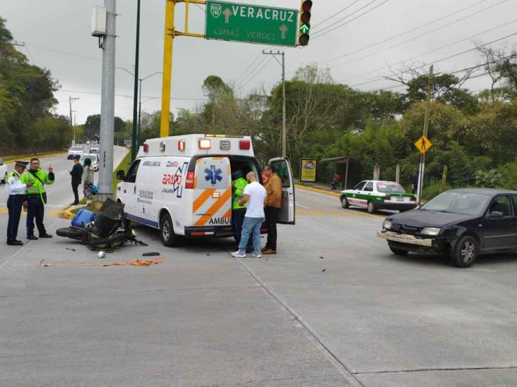 Nuevo accidente en Bulevar Guízar y Valencia, en Xalapa