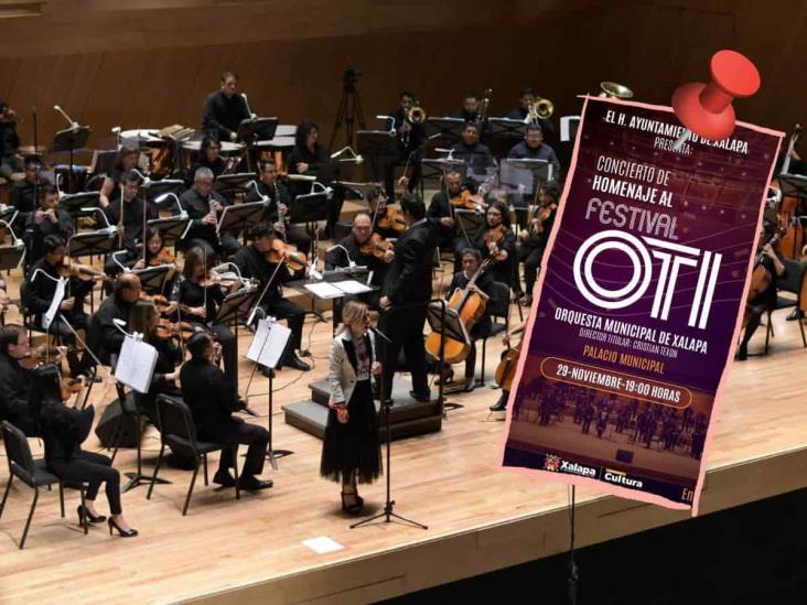 Orquesta Municipal de Xalapa ofrecerá concierto homenaje al Festival OTI