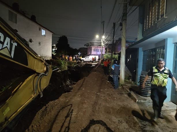 Sepultado, muere trabajador en obras de drenaje en Emiliano Zapata