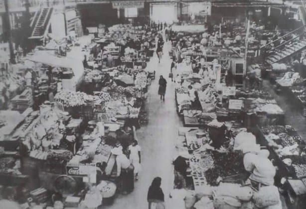 Así lucía el mercado Hidalgo en Veracruz creado en 1923