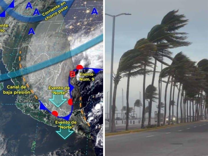 Frente frío 14 traerá lluvia, viento y aguanieve ¿afectará a Veracruz?