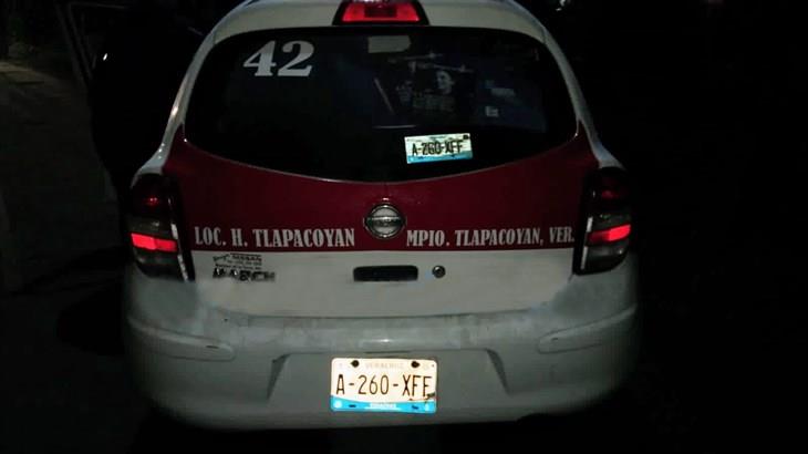 Ataque armado contra taxista moviliza a elementos policíacos en Tlapacoyan