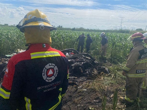 Se desploma helicóptero de la CFE en Cuautla, Morelos; hay 3 muertos