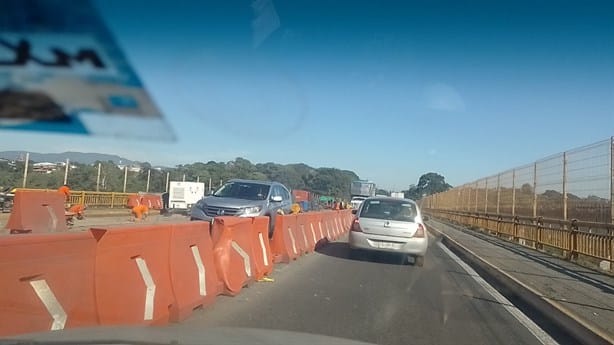 Desmantelamiento de Caseta de Cobro de Fortín provocó filas de 16 km