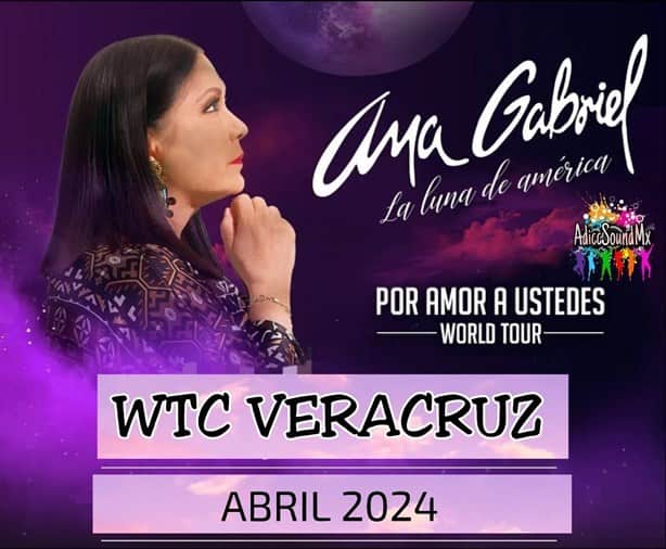 Ana Gabriel dará concierto en Veracruz en esta fecha
