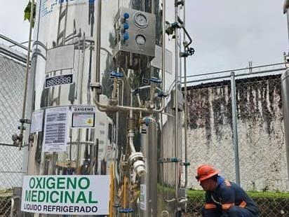 Instalan tanques de oxígeno en el Hospital IMSS Bienestar de Misantla 