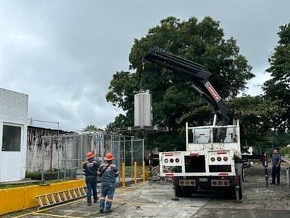 Instalan tanques de oxígeno en el Hospital IMSS Bienestar de Misantla 