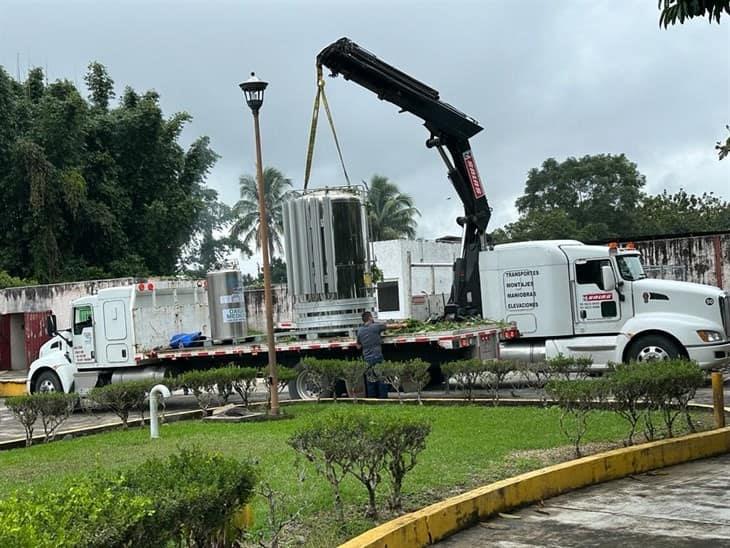 Instalan tanques de oxígeno en el Hospital IMSS Bienestar de Misantla 