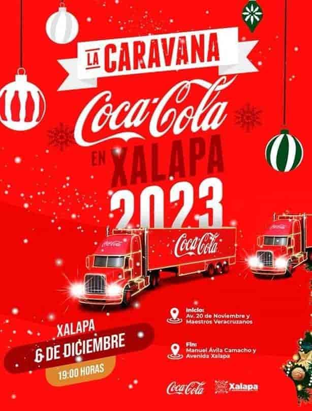 Caravana Coca Cola en Xalapa: en estas calles podrás verla
