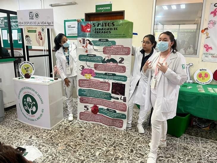 IMSS Veracruz Norte invita a participar en la Semana Nacional de Donación de Órganos